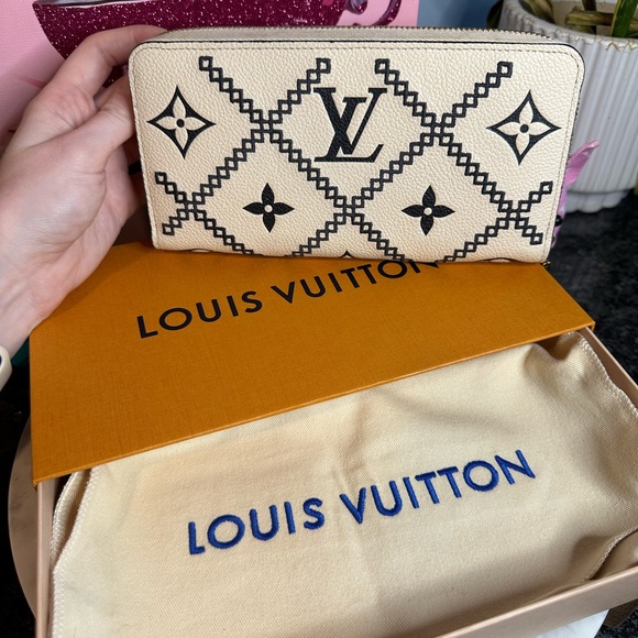Louis Vuitton Empreinte Broderie Zippy Wallet Long Crème/Noir - Picture 3 of 16